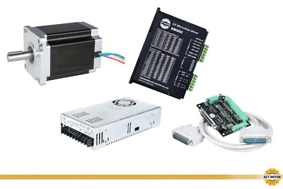 1Axis Schrittmotor Nema34 StepperMotor 1132oz-in φ12.7mm 5A 114mm keyway CNC Kit - Bild 1 von 4