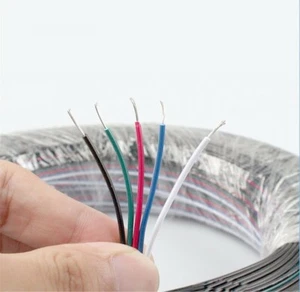 5Pin 2/5/10/20m 5050 3528 LED RGBW/RGBWW Strip Extension Connector Cable Wire - Picture 1 of 6