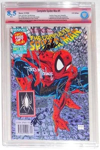 CBCS 8.5 COMPLETE SPIDER-MAN #1~MARVEL COMICS UK~SIGNED STAN LEE~McFARLANE~MORE! - Picture 1 of 1