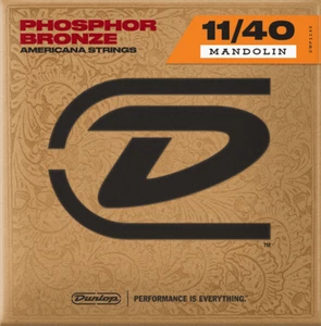 JEU DE CORDES MANDOLINE PHOSPHORE BRONZE MEDIUM DUNLOP DMP1140 - Imagen 1 de 2