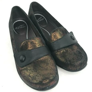 Dansko Olena flache Damen-Slipper kupfermetallic schwarz EUR 40 US 9,5 - Bild 1 von 11
