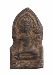 Antica Amuleto Thai Phra Yod Khun Pon Budda Talismano Khun Pagano Amour #2186 - Picture 1 of 3