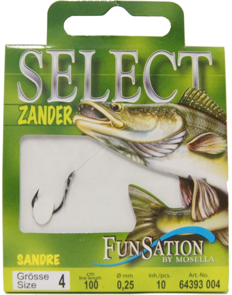 Mosella Zanderhaken 100cm Gr. 4 gebunden, Angelhaken, Haken, Zanderhaken, Hook - Bild 1 von 1
