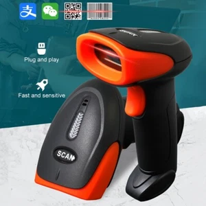 Handel Barcode Scanner bluetooth Rechargeable Wireless 2.4G Scanner Supermarket - Bild 1 von 12