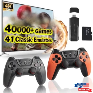 X2 PRO 128G 41000+ Games Wireless 4K Game Stick 3D HD Retro Video Game Console - Picture 1 of 13