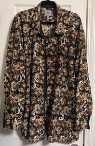 KILBURNE & FINCH HERREN GRÖSSE 5XL KRAGEN MEHRFARBIG KNOPFLEISTE LANGE ÄRMEL - Bild 1 von 14