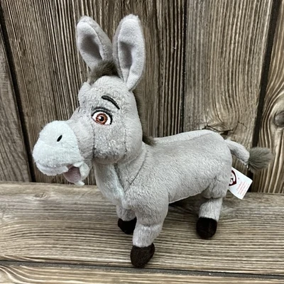 Figura de peluche Donkey Shrek The Third Movie DreamWorks 2007 TY Beanie Baby 7,5" Foto 1 de 4
