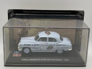 Simca Aronde Elysee des Records 1957 Ixo Altaya 1:43 Diecast modelcar miniature - Image 1 of 1
