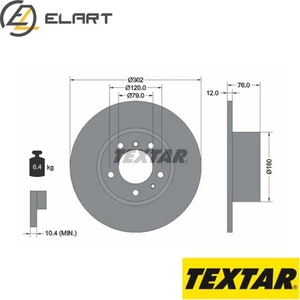 2x BRAKE DISC 92042103 FOR BMW 5E34 M43B18 M40B18 1.8L 4cyl 5 E34 M51D25 2.5L - Picture 1 of 6