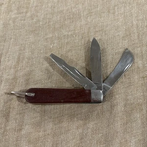 Vintage Klein & Sons, Tools Chicago, 3 Blade Electricians Folding Pocket Knife - Picture 1 of 11