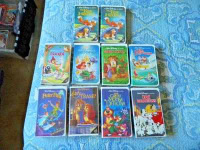 Walt Disney Classics Black Diamond VHS Lot - Image 1 of 4