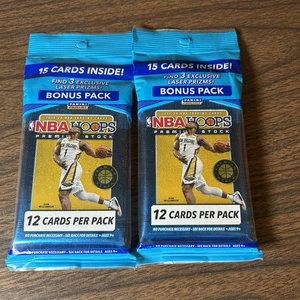 Panini NBA Hoops 2019-20 Premium Stock Basketball Cello Fat Pack LOT de 2 Quantité - Photo 1/2
