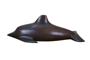 Francisca Romero Seri Indian Carved Ironwood Dolphin Figurine Sculpture 13" - Picture 1 of 14