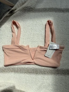 Damen L*Space - Lee Lee geripptes Bikini-Top Größe Medium  - Bild 1 von 3