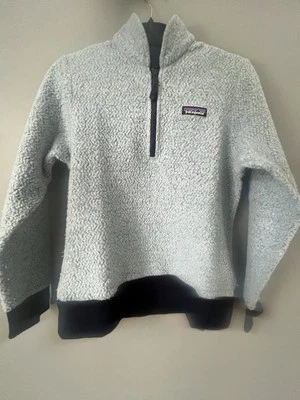 Patagonia Woolyester Fleece Pullover Blue Long Sleeve Women’s S - Image 1 of 4