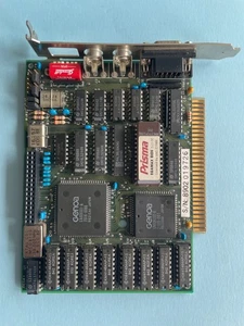 Rare EGA Video Card PRISMA EGAMAX, 256KB, ISA 8-bit, Tested & Working - Zdjęcie 1 z 10