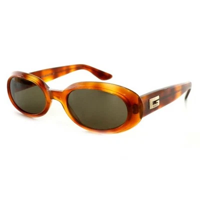 Gafas de sol Gucci GG 2419 de colección rojas marrones tortuga ovaladas logotipo G hechas en Italia Foto 1 de 4