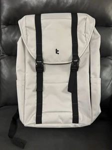 tomtoc VintPack TA1 22L Laptop Backpack Flap Top Light Gray Padded Water Resist - Bild 1 von 3
