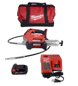 Kit de pistola de engrase inalámbrica Milwaukee 2646-21ct M18 18 voltios (1,5 Ah) - Imagen 1 de 12