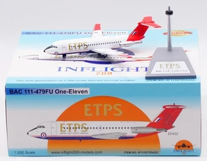 1:200 INFLIGHT UK-Air Force BAC 111 One-Eleven ZE432 Diecast Aircraft Model Jet - Picture 1 of 12