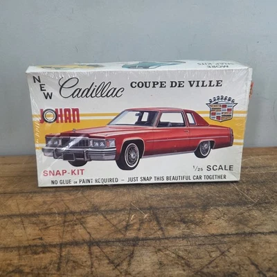 Jo-Han GM Nuevo Cadillac Coupe De Ville 1/25 Snap Kit Modelo Kit Sellado Foto 1 de 4