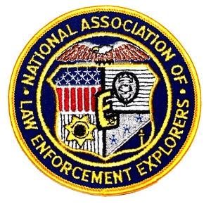 National Association of Law Enforcement Explorer Sheriff Polizei Aufnäher  - Bild 1 von 2