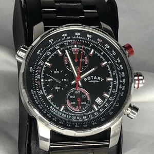 A Rotary chronograph gentleman's watch. - Picture 1 of 11