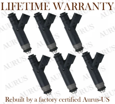 OEM SIEMENS 6 FUEL INJECTORS FOR 1999-2003 Ford Trucks 4.2L V6 XR3E-A6B - Image 1 of 4