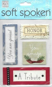 MAMBI Soft Spoken Tribute Embellishments You are Special Amaze Me Honor - Bild 1 von 1