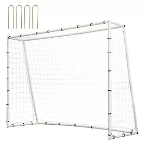 8x6FT Soccer Training Equipment Sports Football Rebounder Wall w/Rebounding Net - Picture 1 of 8