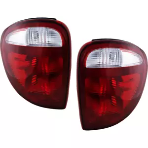 Fits 01-03 Caravan/Voyager/T&C Driver & Pass Tail Lamp Set with Connector Plate - Picture 1 of 9