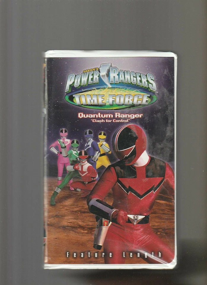 Power Rangers Time Force: Quantum Ranger - Clash for Control (VHS, 2001) - Image 1 of 1