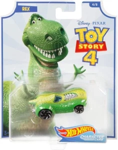 Hot Wheels Disney Pixar Rex Toy Story 4 Metal Diecast Car Model Toy 1/64 - Picture 1 of 2