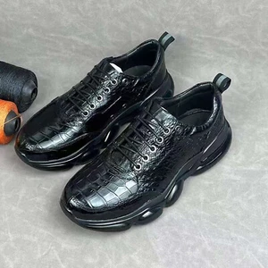 Schuhe Mode Leder Sneaker Freizeit Gr. 07-11 #FS235 - Bild 1 von 6