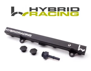 HYBRID RACING BLACK FUEL RAIL FOR DC5/EP3 EFI FITTING RSX 02-06/CIVIC SI 02-05 - Bild 1 von 1