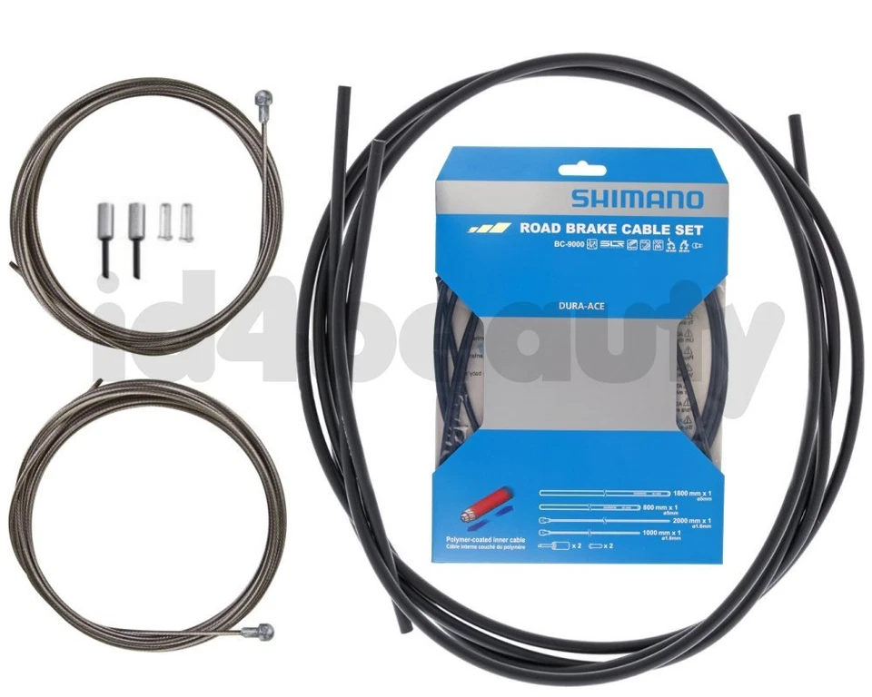 Juego de cables de freno de carretera Shimano BC-9000 Dura-Ace recubiertos de polímero Foto 1 de 1