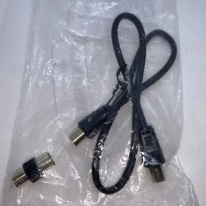 Extensión de cable aéreo de TV coaxial RF mosca plomo macho a macho coaxial 50 cm A176 - Imagen 1 de 3