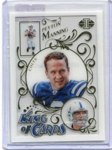 2021 Illusions - PEYTON MANNING - Acetate King of Cards - COLTS