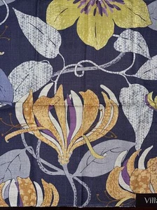 Villa Nova By Romo Fabric Upholstery Sample Remnant Floral Purple Orange Pillow - Picture 1 of 6
