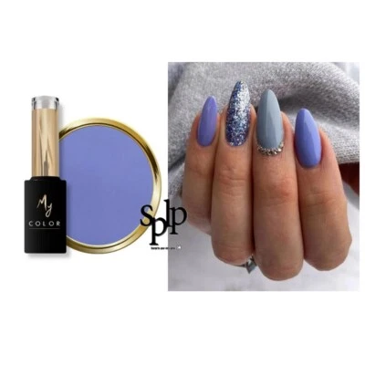 Mein Farbiger Nagellack 10 Ml Semi Permanent One Day Ref 90251 Blau Lavendel - Bild 1 von 4