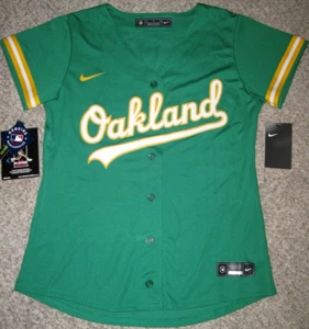 Khris Davis OAKLAND A's Women's Green Nike Alternate Jersey - Picture 1 of 5