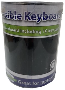 FLEXIBLE KEYBOARD-Full Keyboard+10 Key Pad Manufactured by SPI, Inc - Picture 1 of 7