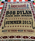 Americanarama Festival of Music 2013 Bob Dylan couverture/jet 50"" X 42""