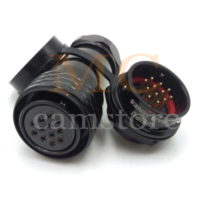 SA28 12Pin Circular Waterproof IP67 Connector Plug Socket,Aviation Plug Socket - Image 1 of 4