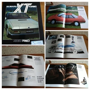 Subaru XT Turbo Alcyone UK not JDM 1986 20 page brochure booklet large format  - Picture 1 of 11