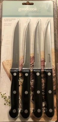 GOODCOOK ESSENTIALS 4 PIECE STEAK KNIFE SET - Image 1 of 2