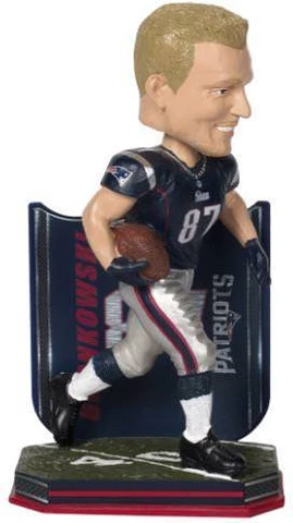 Rob Gronkowski New England Patriots Name & Number Bobblehead NFL Cover