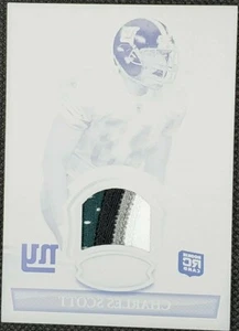 CHARLES SCOTT 2010 Bowman Sterling RC Jersey PATCH PRINTING PLATE SP #1/1 Giants - Picture 1 of 2