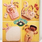Cabbage Patch Kids 11 14 in doll bath items Sewing pattern vtg Cpk 2008