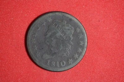 Estate Find 1810/9 - Classic Head Large Cent!!  #K53137 - Image 1 of 2